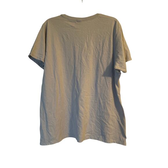 NWT Port & Company Men's Cut Gray Happiness Is Taking Back Sunday Tee Size XXL - Picture 2 of 4